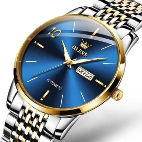 Olevs High Quality Designer Famous Classic Fashionable Waterproof Men's Automatic Mechanical Watch