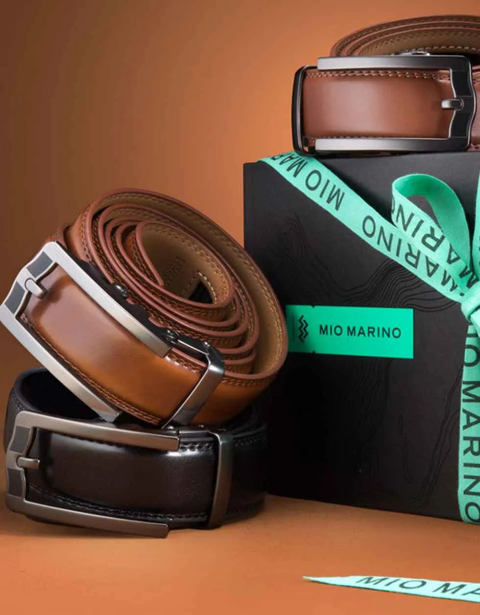 Paramount Leather Ratchet Belt