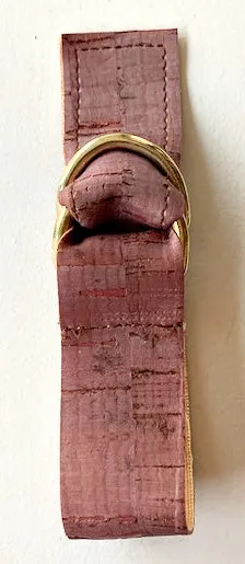 Real Cork adjustable shawl belts