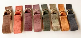 Real Cork adjustable shawl belts