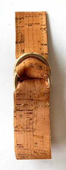 Real Cork adjustable shawl belts