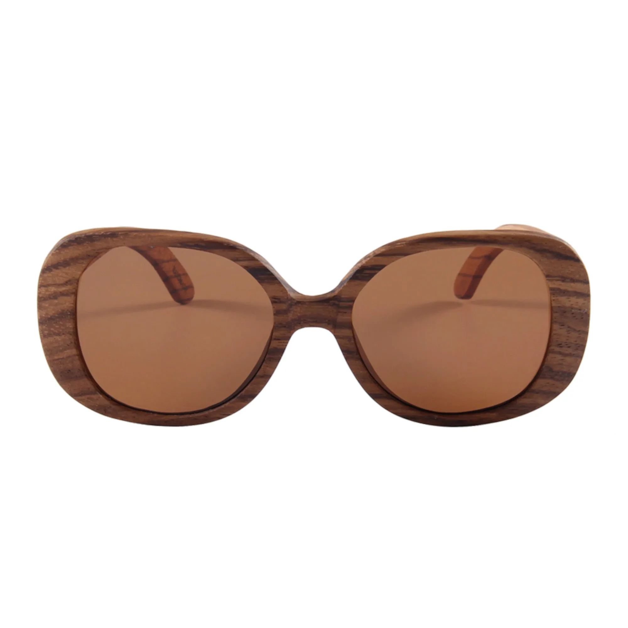 Real Zebra Full Wood Butterfly Sunglasses by WUDN