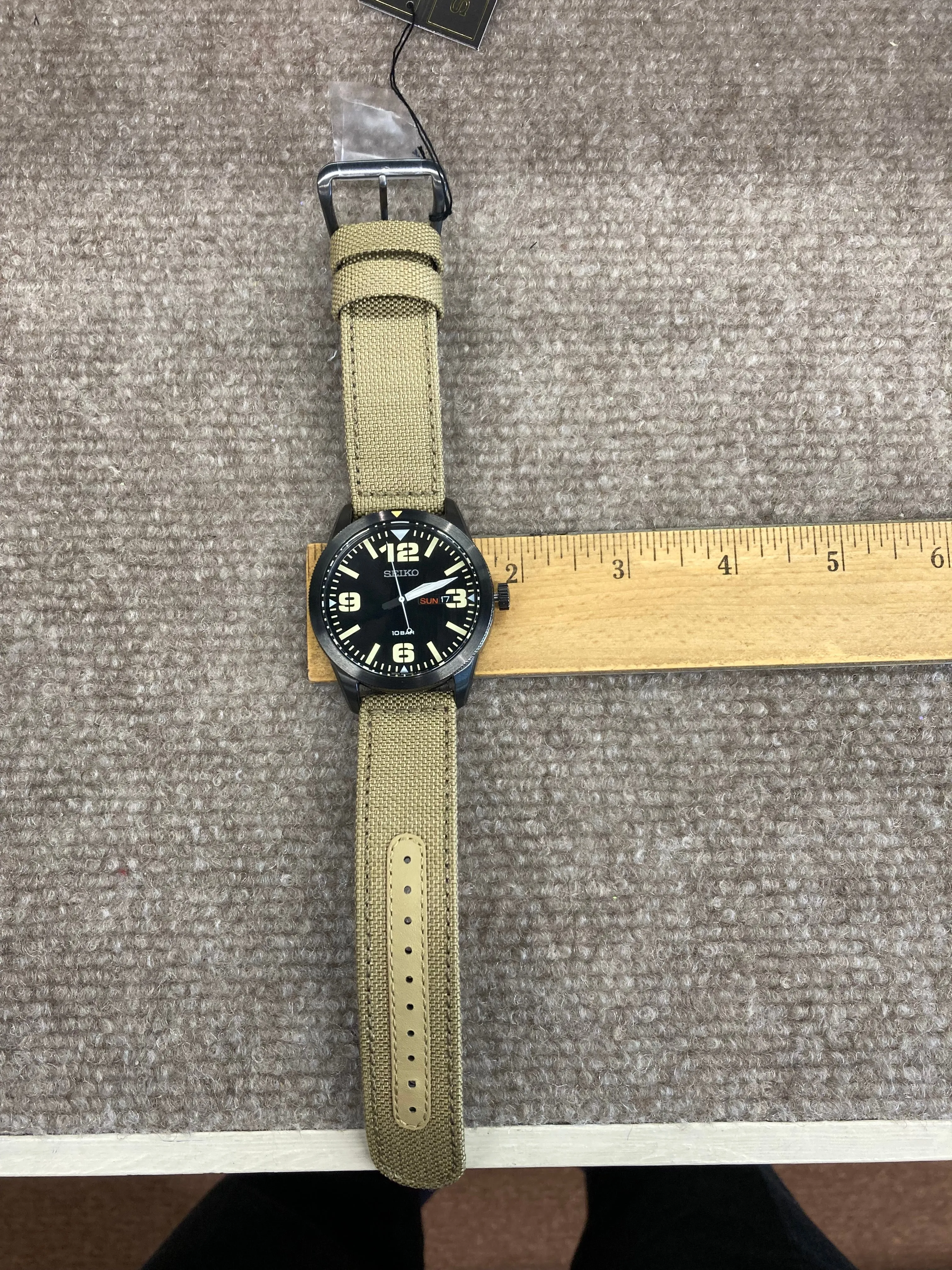 Seiko Men's Watch With Nylon Strap