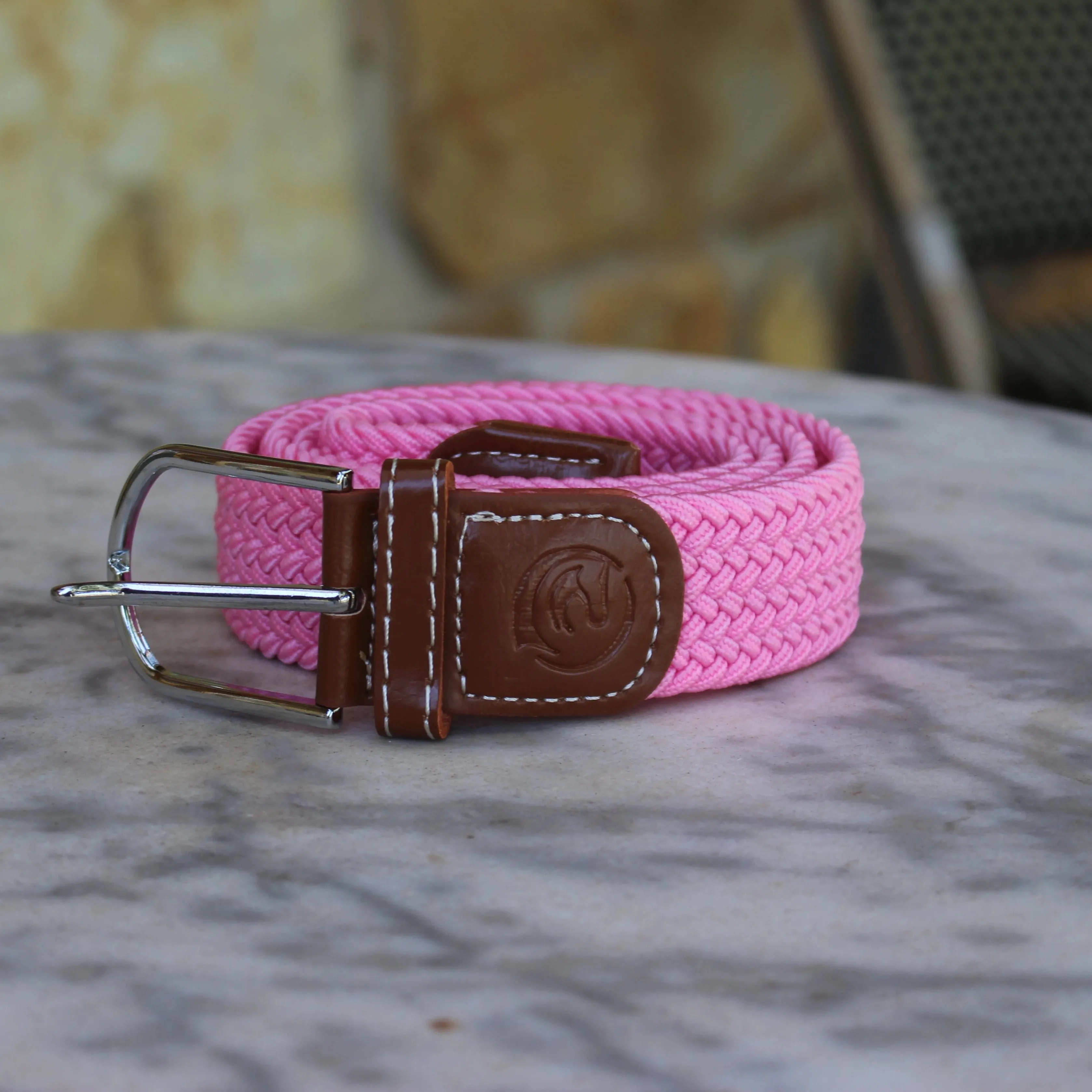 Stretch Belt - Medium Pink