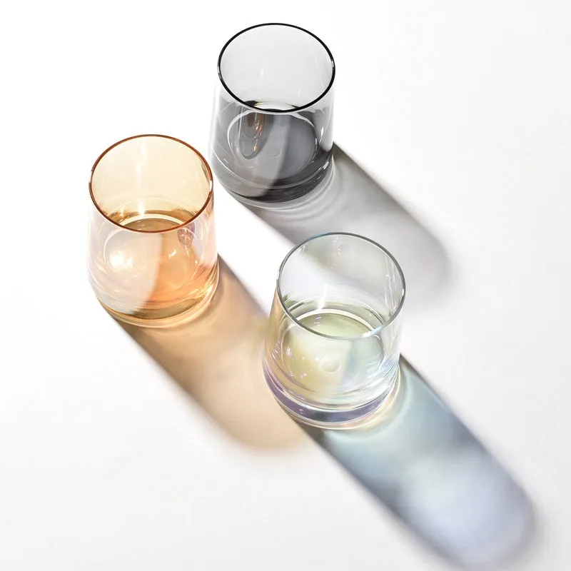 Tapered Colored Glass Tumbler