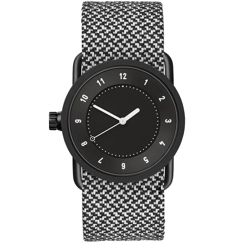 TID No.1 Black Dial / Natural Leather Strap / Black Buckle