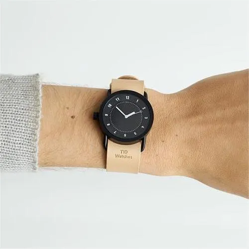 TID No.1 Black Dial / Natural Leather Strap / Black Buckle