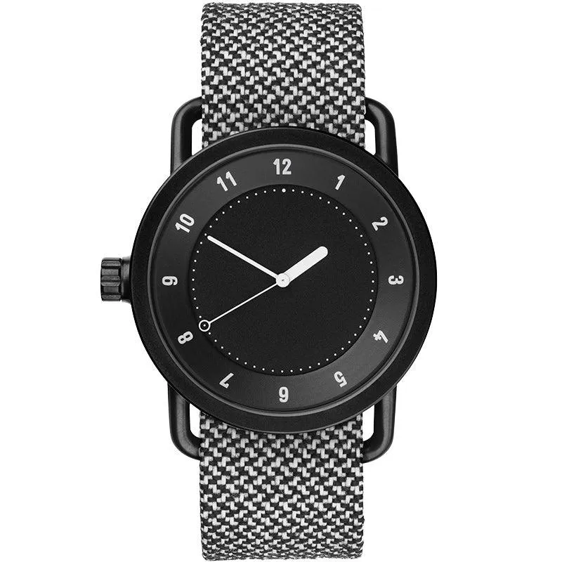 TID No.1 Black Dial / Natural Leather Strap / Black Buckle