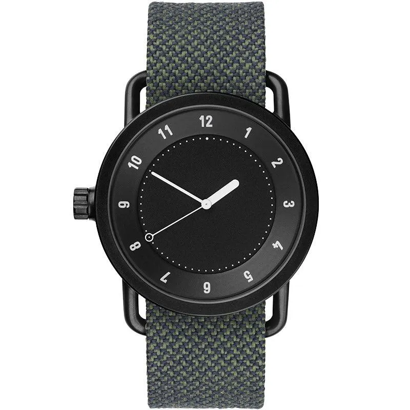 TID No.1 Black Dial / Natural Leather Strap / Black Buckle