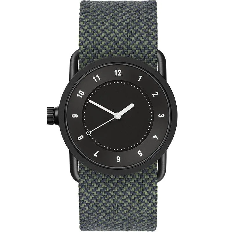 TID No.1 Black Dial / Natural Leather Strap / Black Buckle