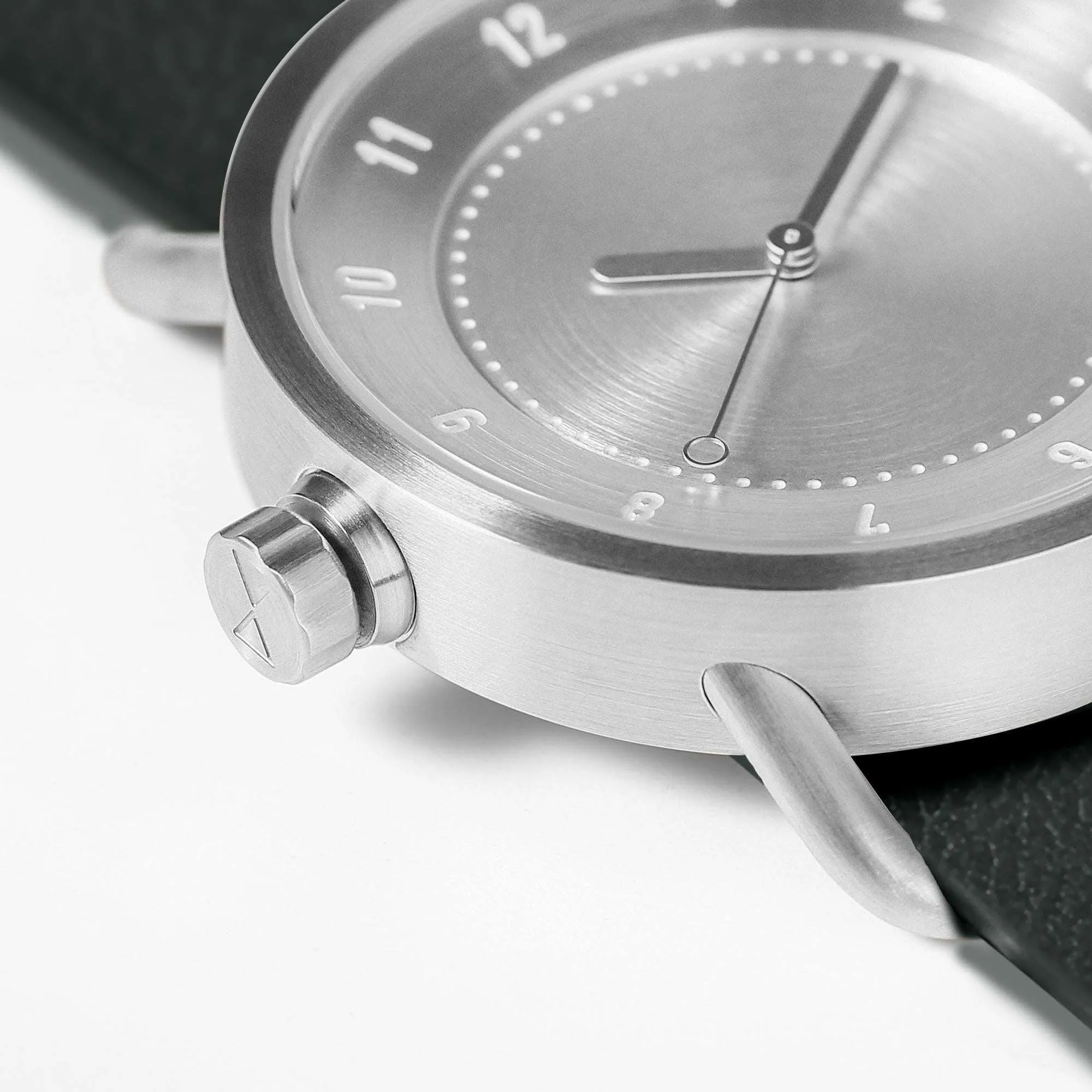 TID No.1 Steel Dial / Black Leather Strap / Steel Buckle