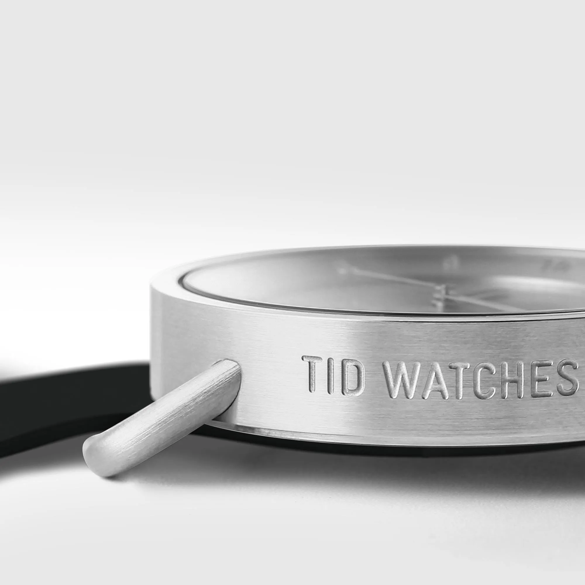 TID No.1 Steel Dial / Black Leather Strap / Steel Buckle