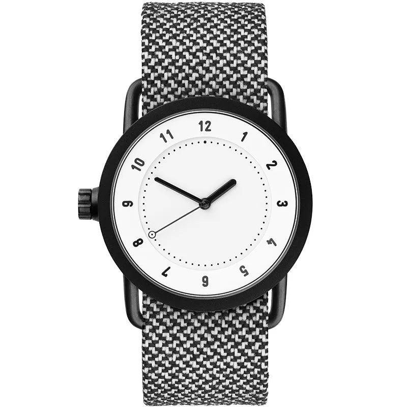 TID No.1 White Dial / Natural Leather Strap / Black Buckle