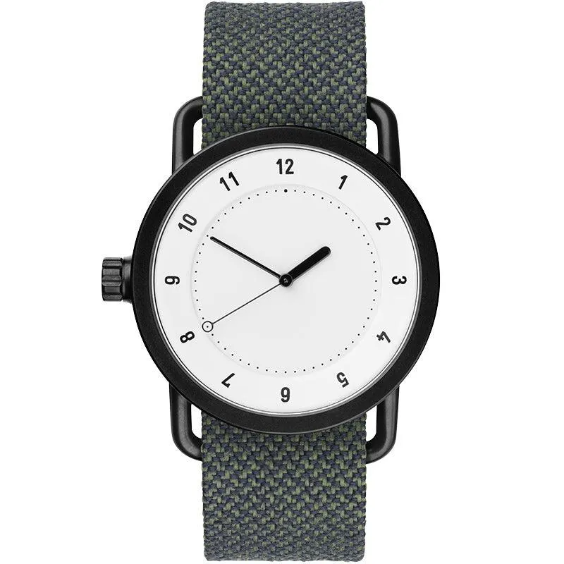 TID No.1 White Dial / Natural Leather Strap / Black Buckle