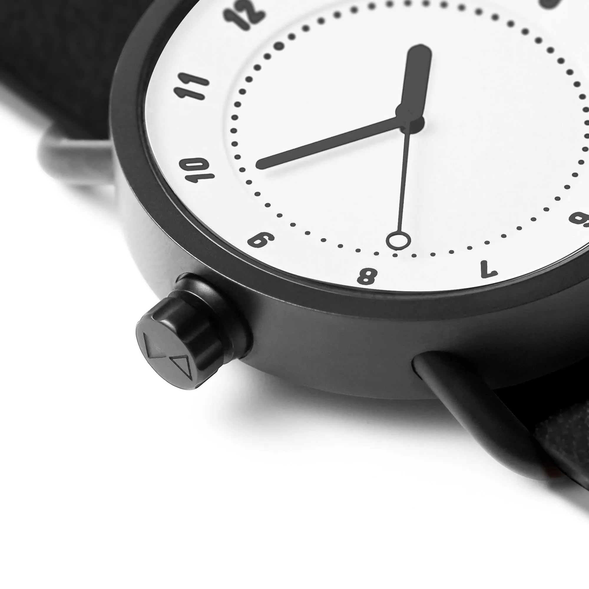 TID No.1 White Dial / Natural Leather Strap / Black Buckle