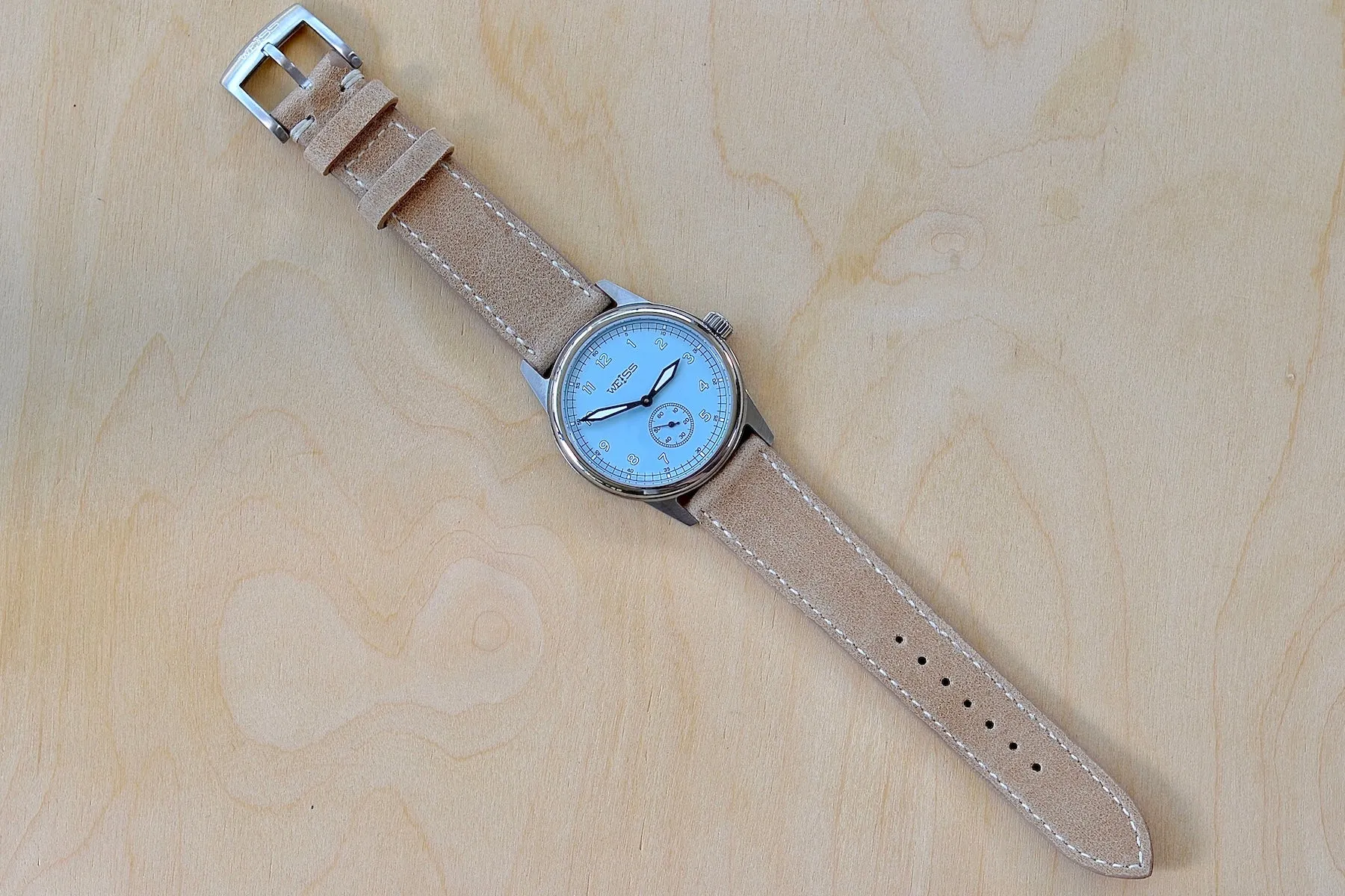 Weiss Watch - 38MM Limited Edition Standard Issue Field Watch in Light Ocean Blue